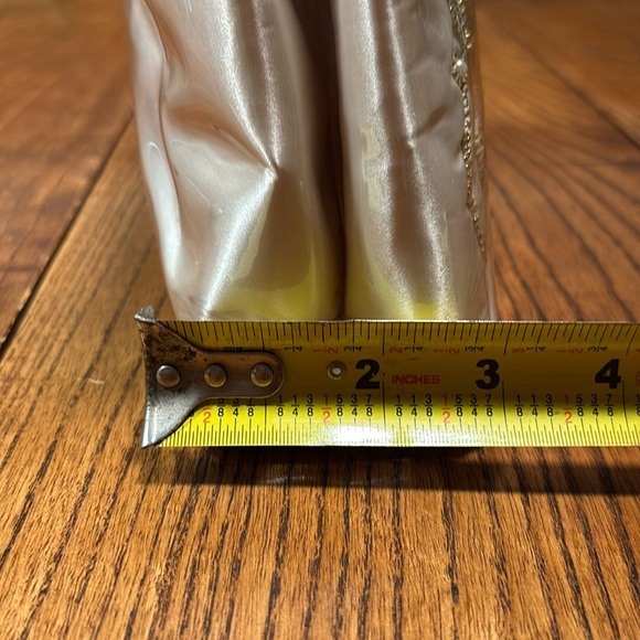 Charles S Kahn, Inc Handbag Vinyl Covered Satin W/Gold Thread Pearls & Diamonds - Picture 11 of 16